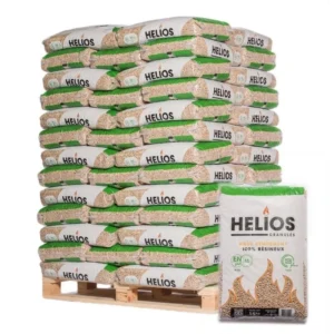Holzpellets mit 65 Säcken à 15 kg