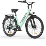 HILLMILES Milecity Citybike - Laufradgröße 26 Zoll, Unisex-Rad, Grün