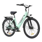 HILLMILES Milecity Citybike - Laufradgröße 26 Zoll, Unisex-Rad, Grün