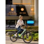 HILLMILES Milecity Citybike - Laufradgröße 26 Zoll, Unisex-Rad, Grün