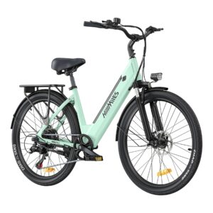 HILLMILES Milecity Citybike - Laufradgröße 26 Zoll, Unisex-Rad, Grün