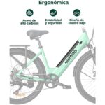 HILLMILES Milecity Citybike - Laufradgröße 26 Zoll, Unisex-Rad, Grün