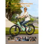 HILLMILES Milecity Citybike - Laufradgröße 26 Zoll, Unisex-Rad, Grün
